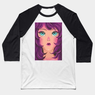 Portrait Of A Beautiful Girl Baseball T-Shirt